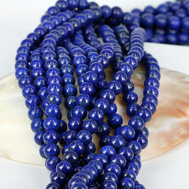 Lapis lazuli ümar 8 mm 10 tk