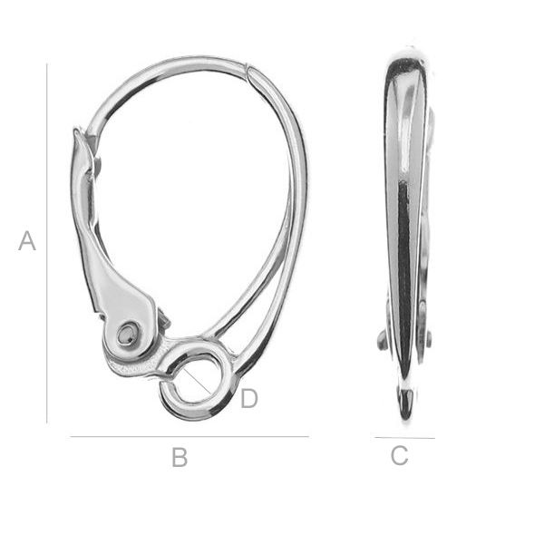 Kõrvarõngakonksud 2 tk.