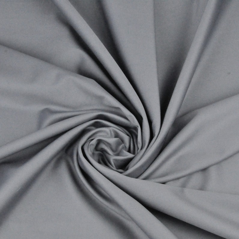 Cotton satin grey 220 cm