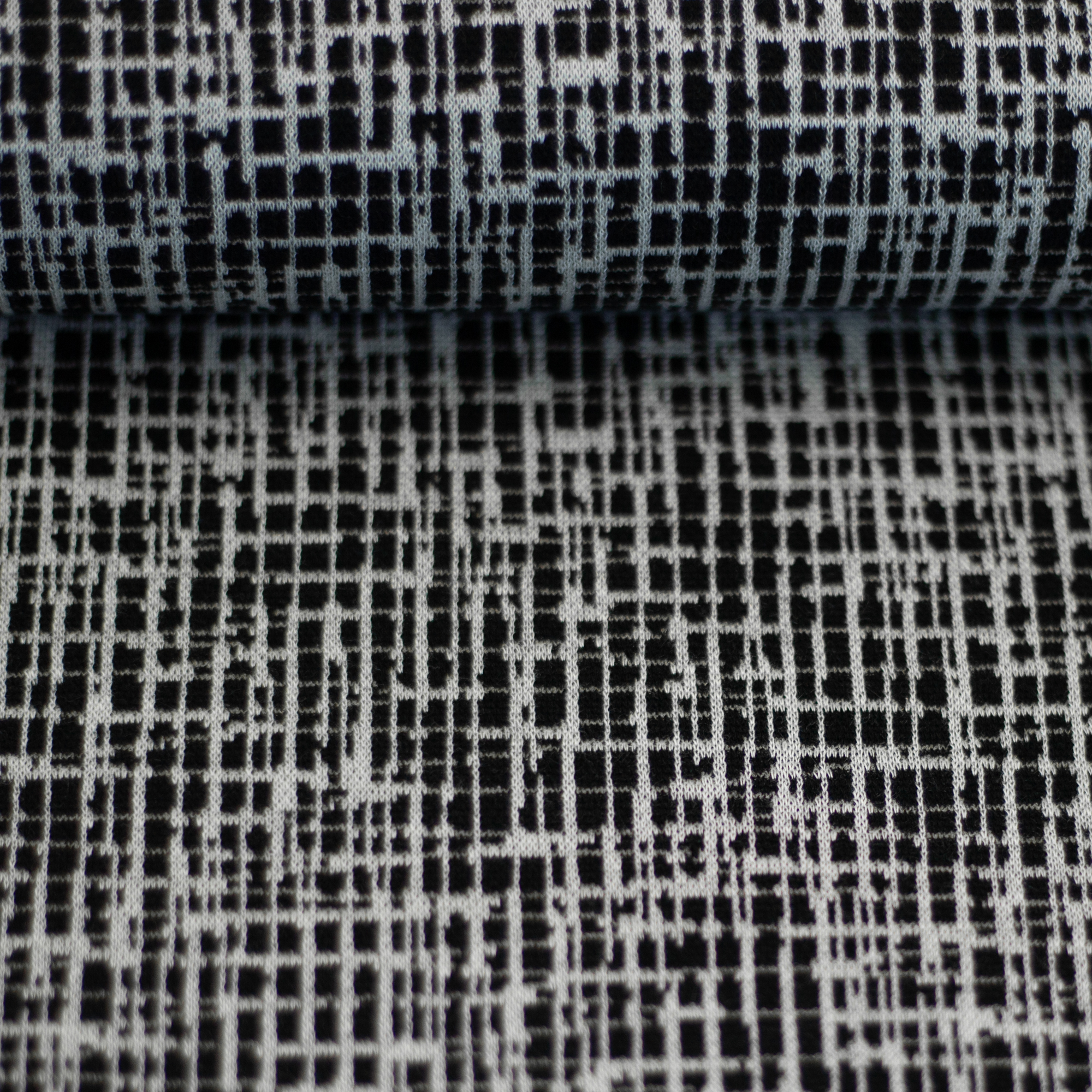 Žakaartrikotaaž Brake black/white