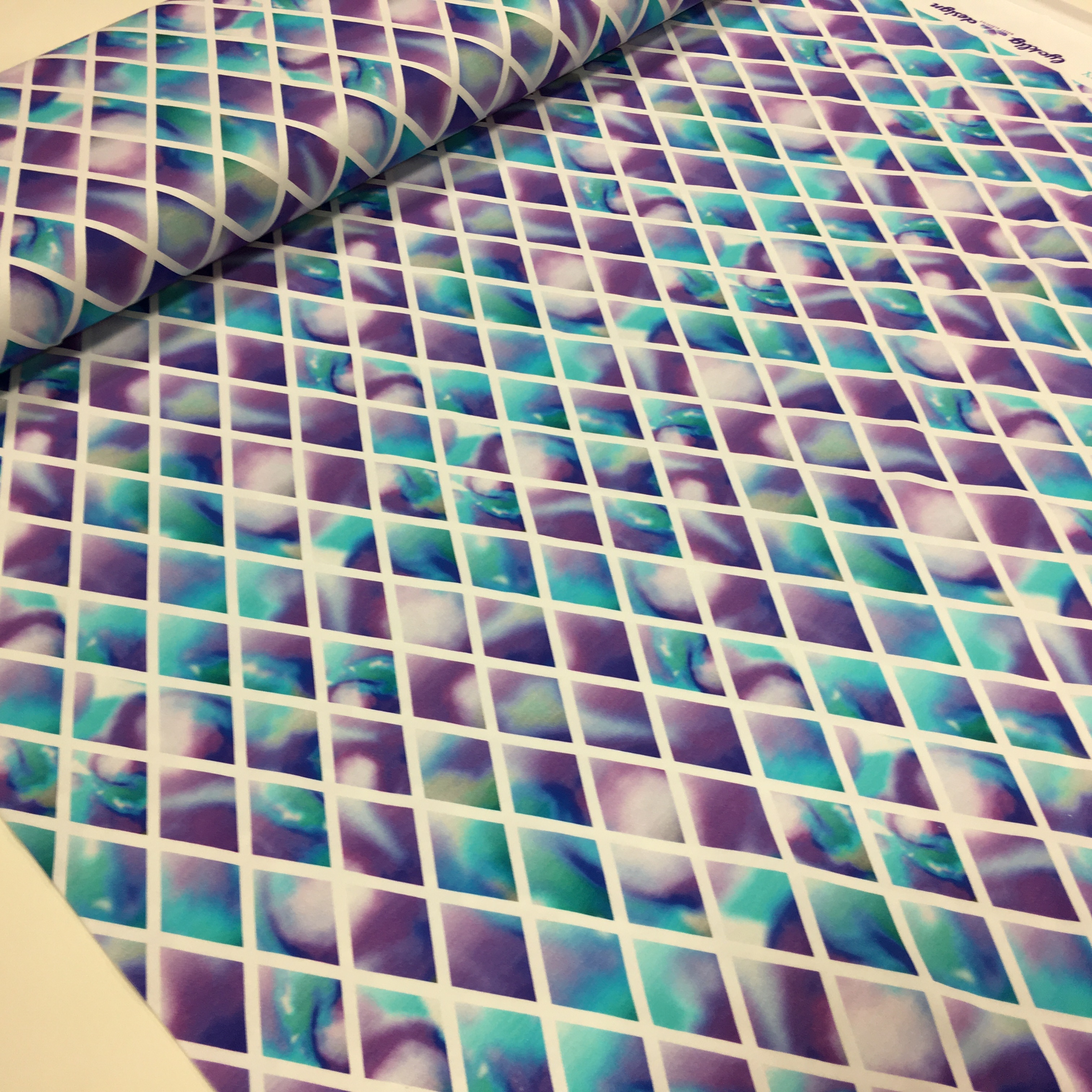 Trikotaaž Crystal Magic diamonds, digiprint