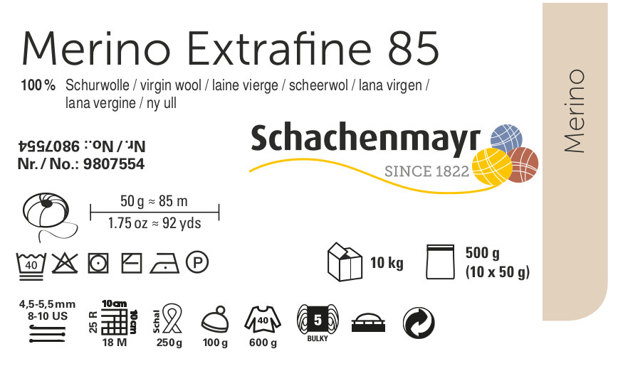 Schachenmayr Merino Extrafine 85