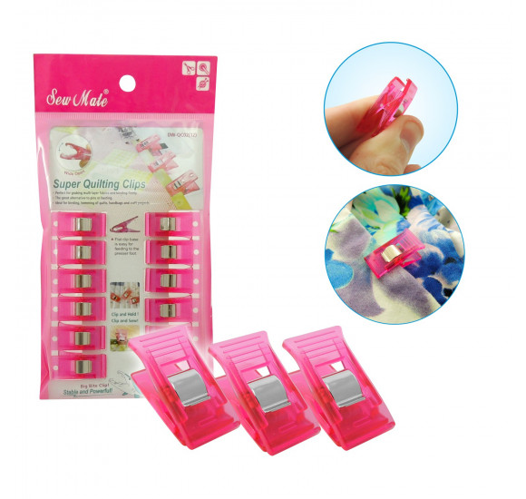 Kangaklambrid SewMate 12 tk. roosa