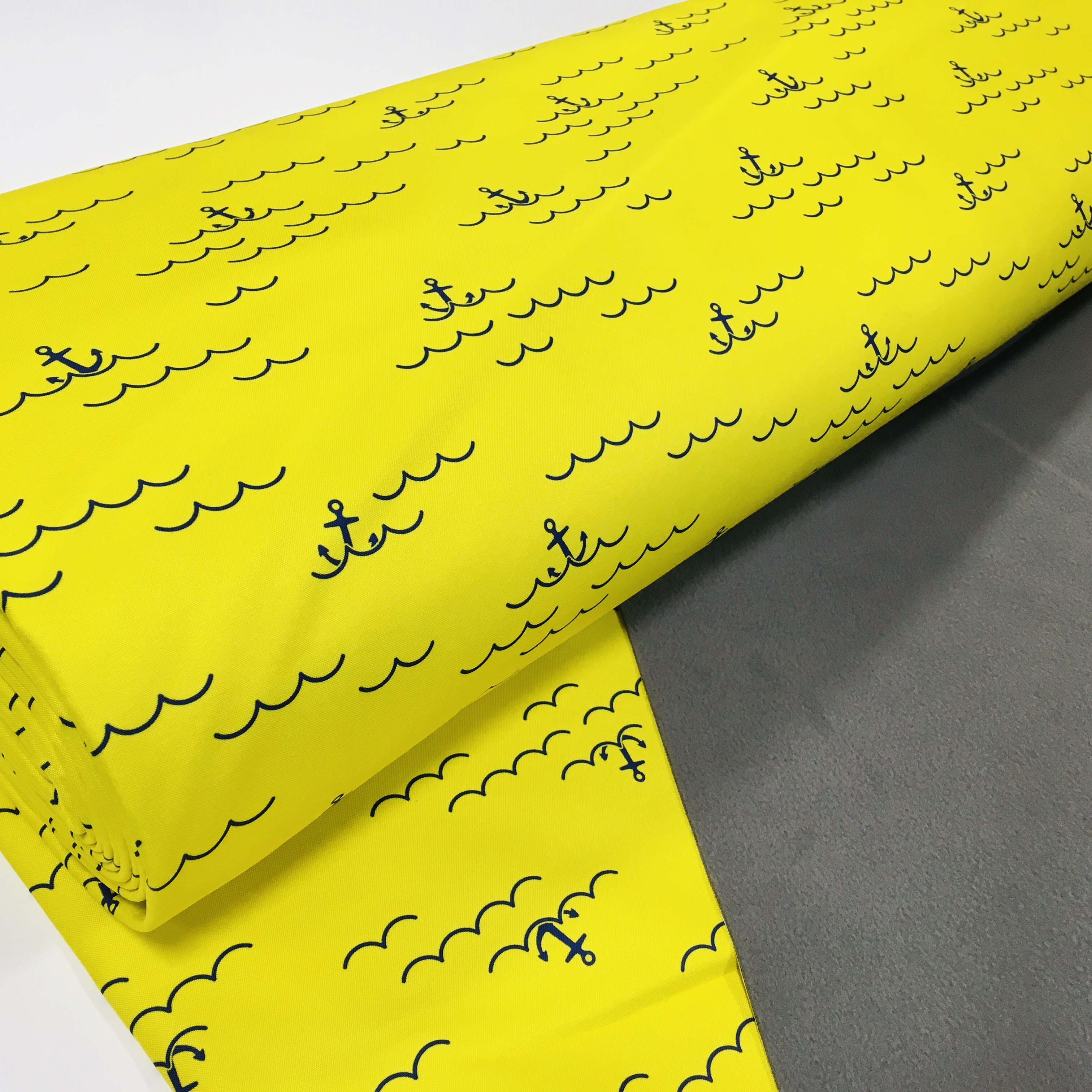 Softshell ankur lainetel kollane