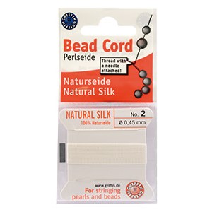 Griffin siidiniit nr.2 0,45 mm, valge