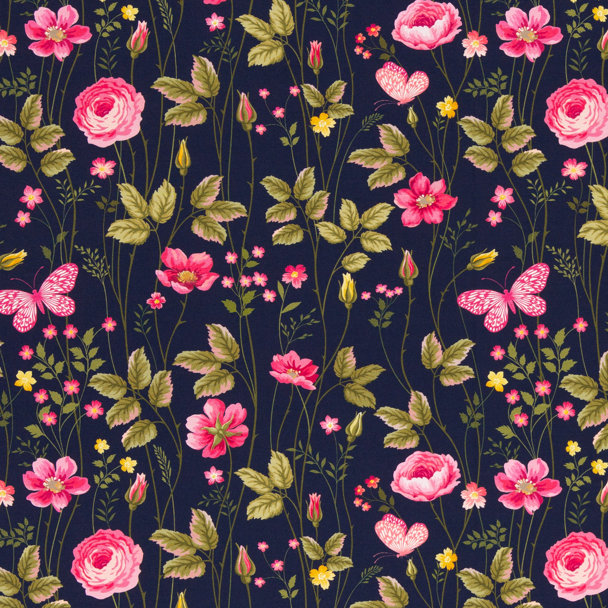 Trikotaaž Ranunculus navy