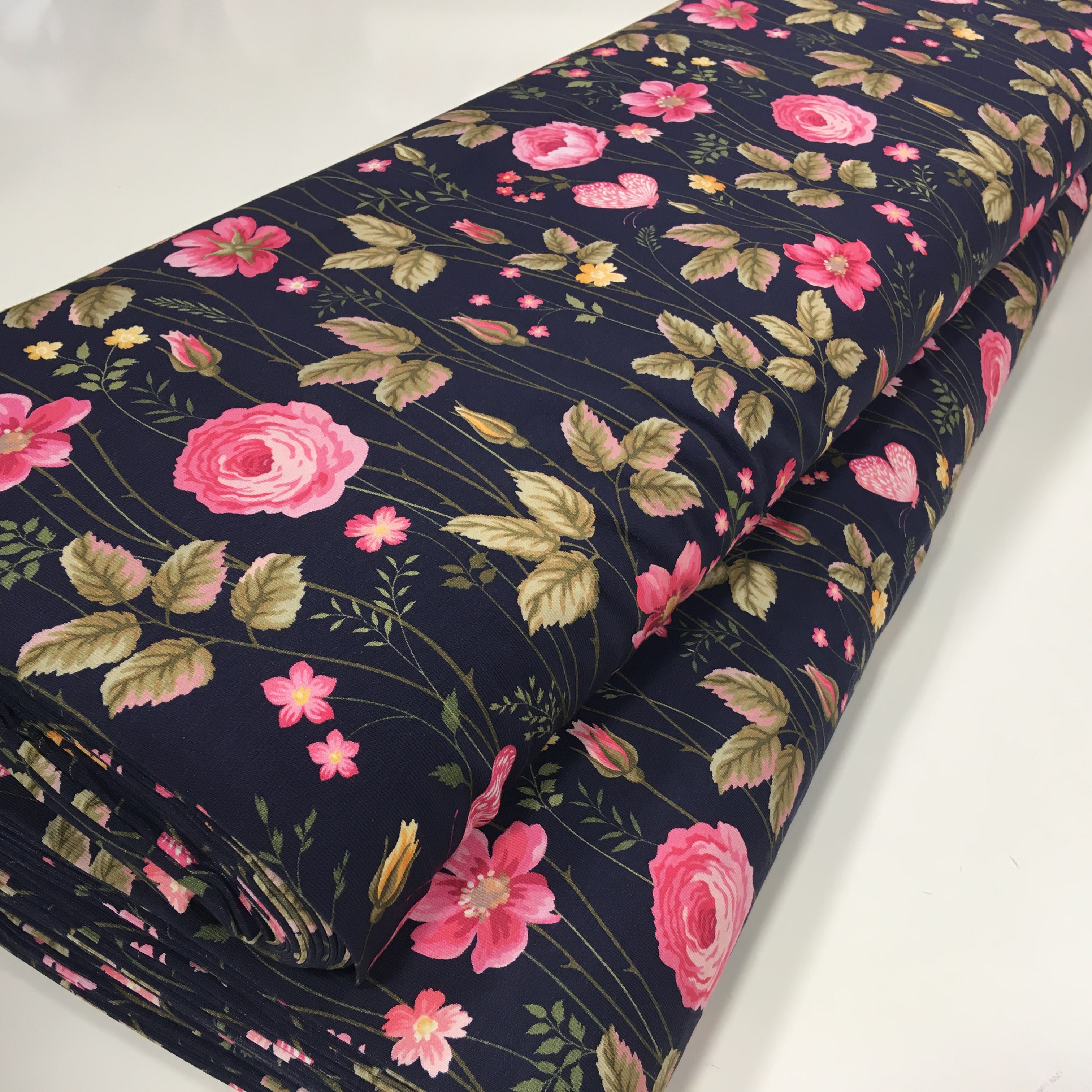 Trikotaaž Ranunculus navy