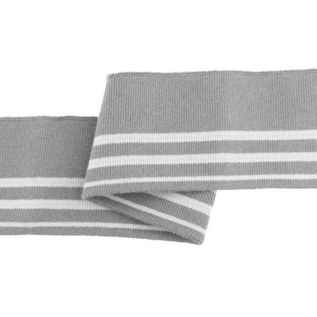 Soonik helehall valgete triipudega