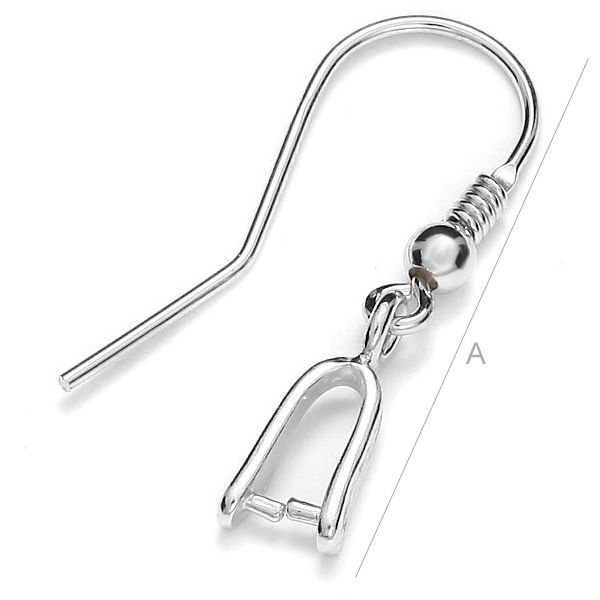 Kõrvarõngakonksud Swarovski ripatsitele AG925