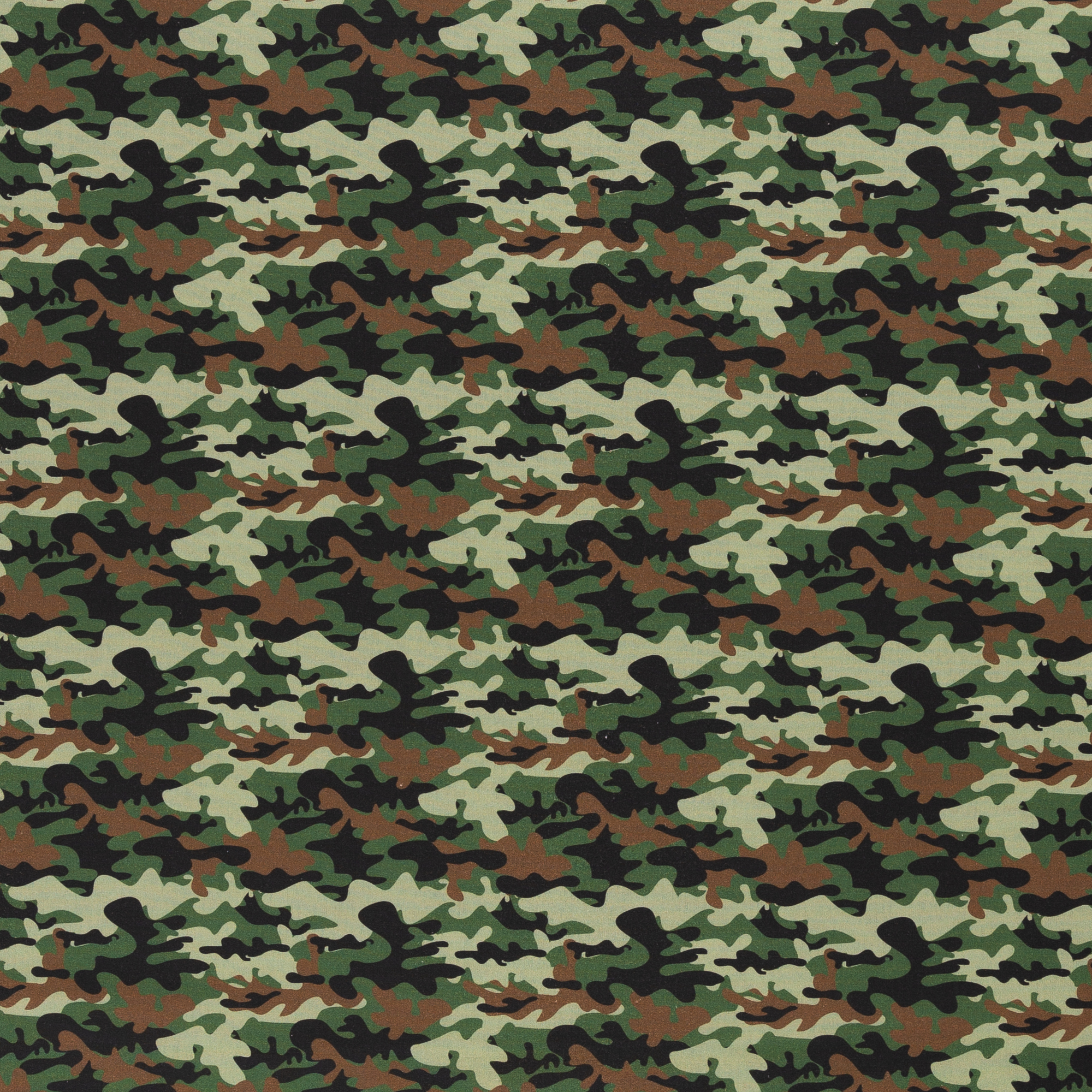 Puuvillane kangas Camo roheline