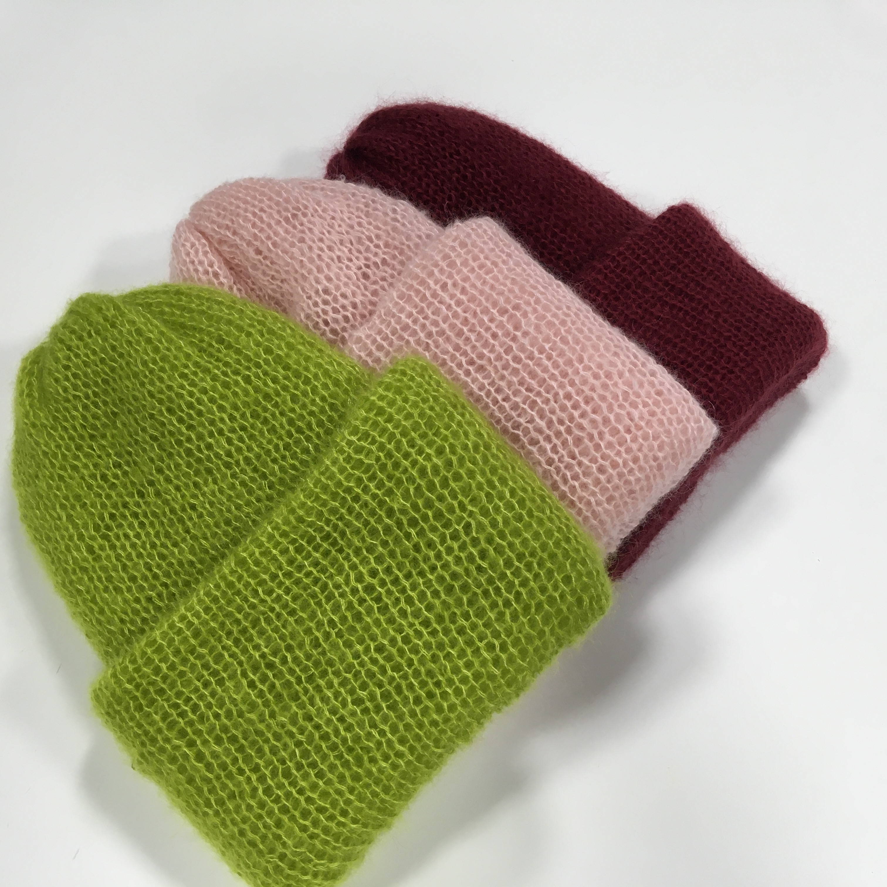 Kootud müts Mohäär 2x