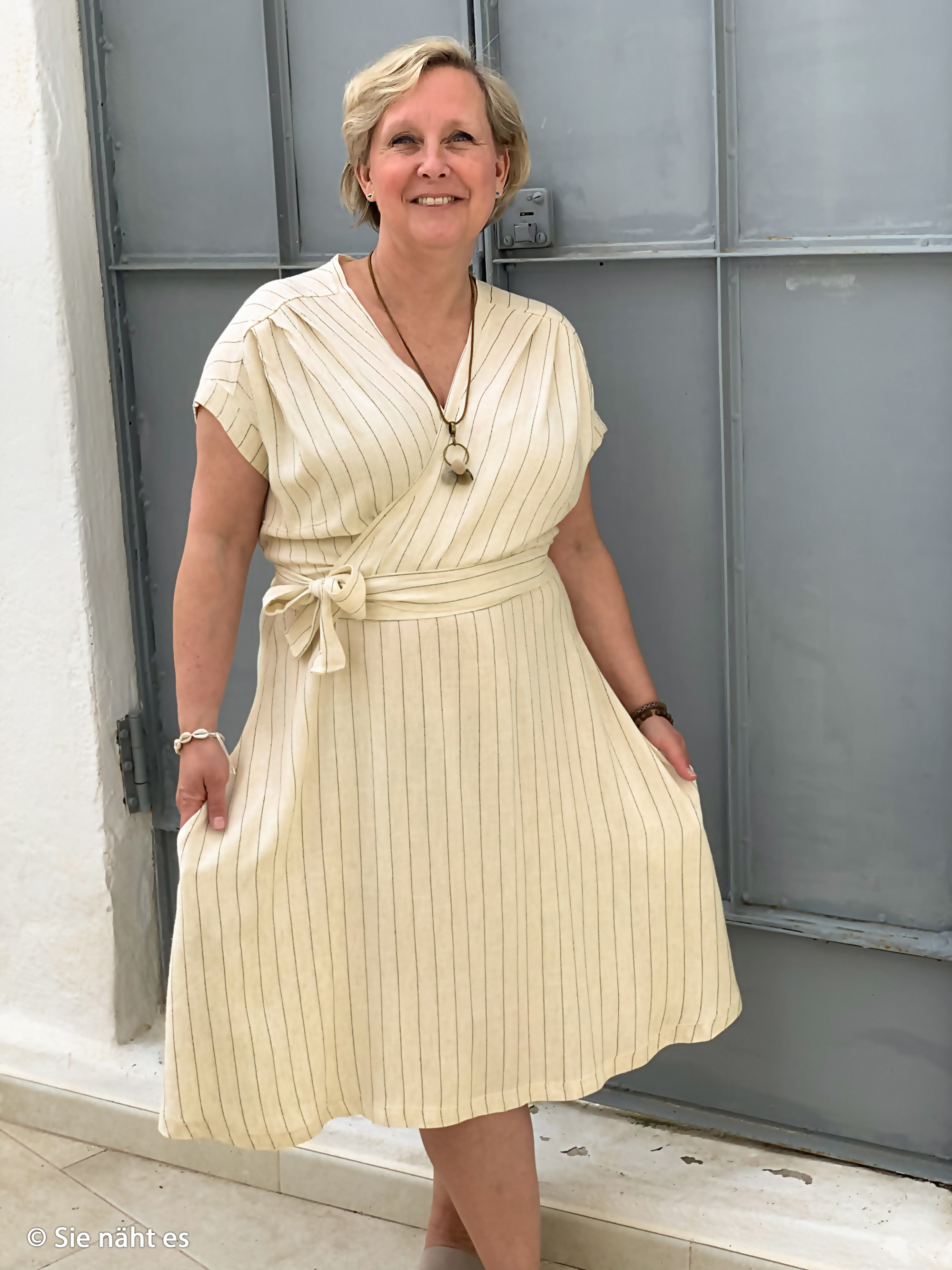 Viskoos/lina segukangas Landshut