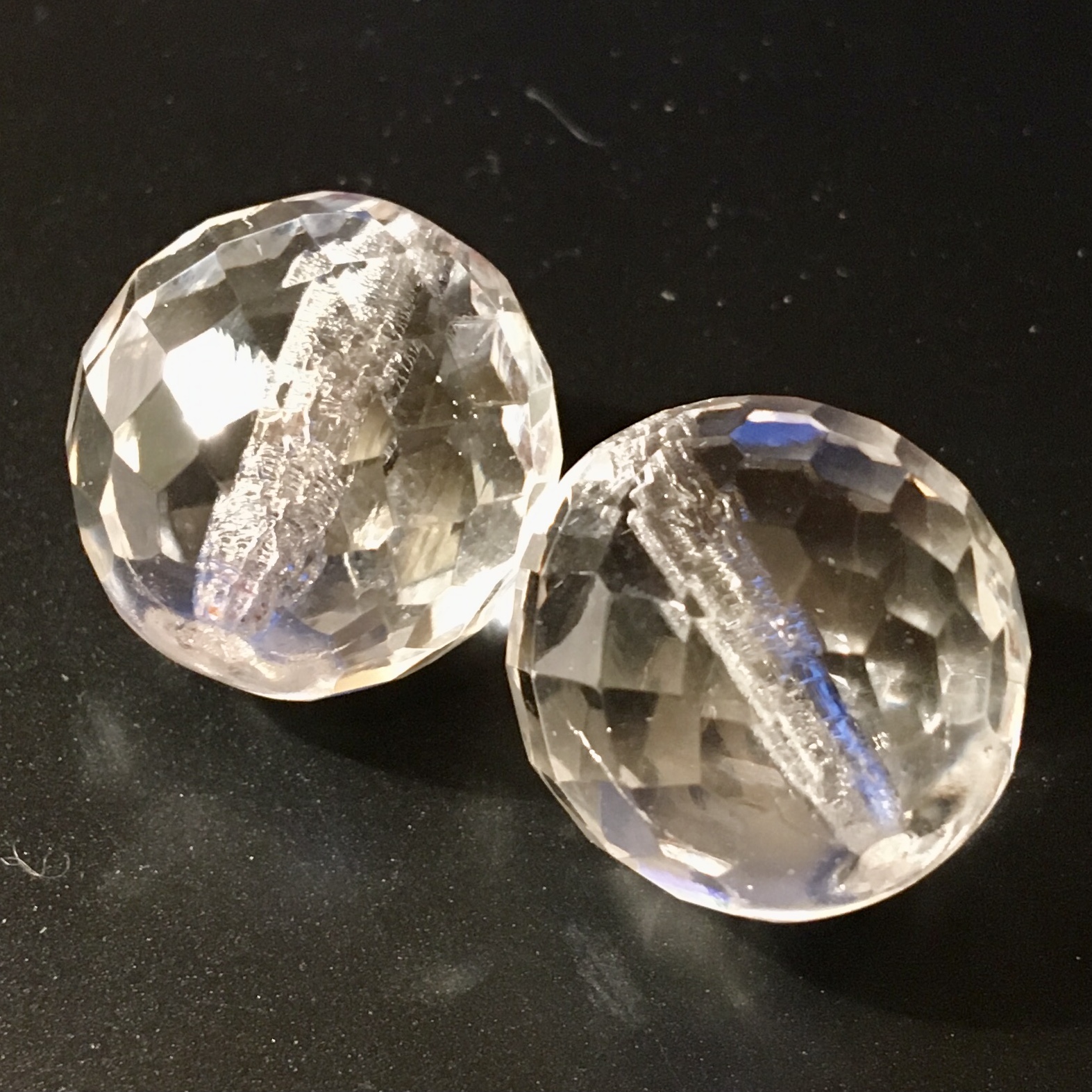 Lihvitud pärl 20 mm, 2 tk