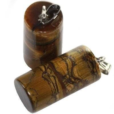 Poolvääriskivi tiigrisilm ripats