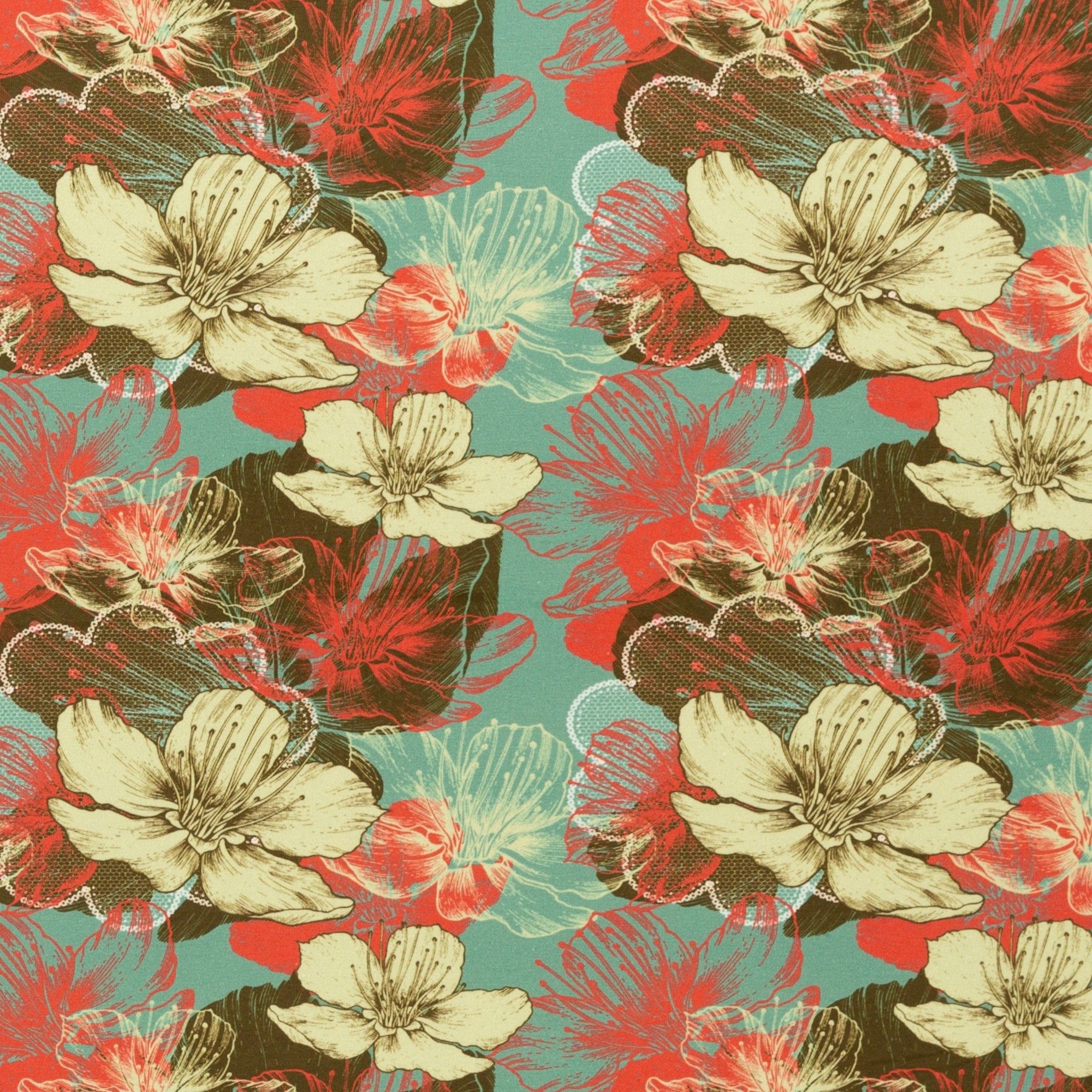 Joonistatud lilled mindil