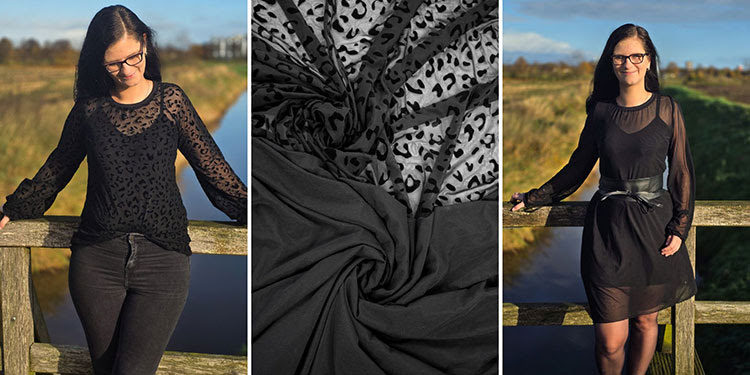 Veniv võrktüll Milano must