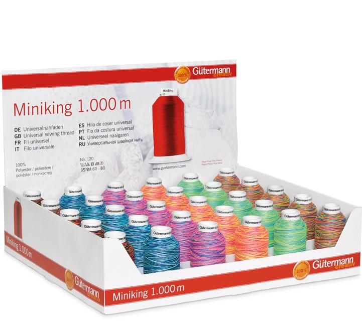 Gütermann Miniking Multicolor 120, 1000 m
