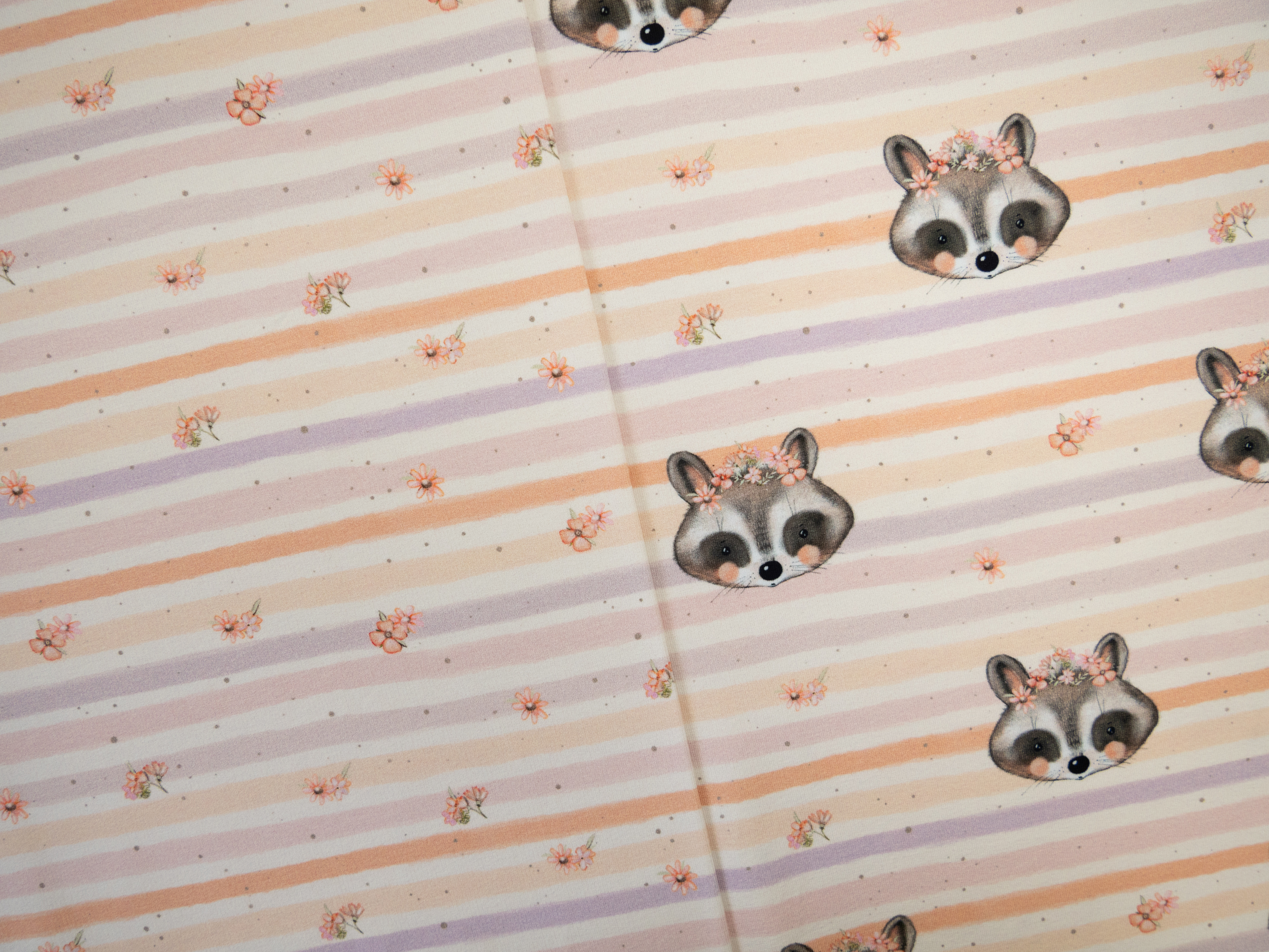 Dressikangas Monty raccoon, digiprint