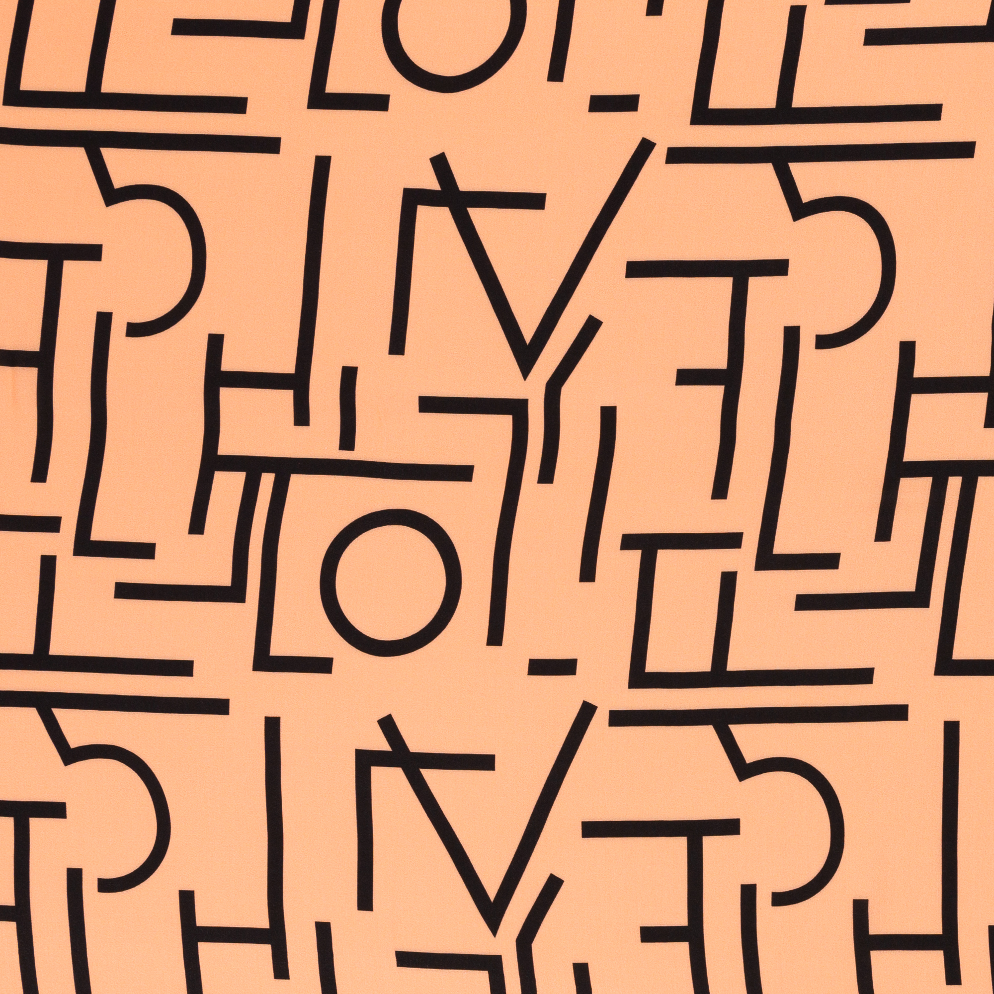 Viskoos Linear Design, apricot