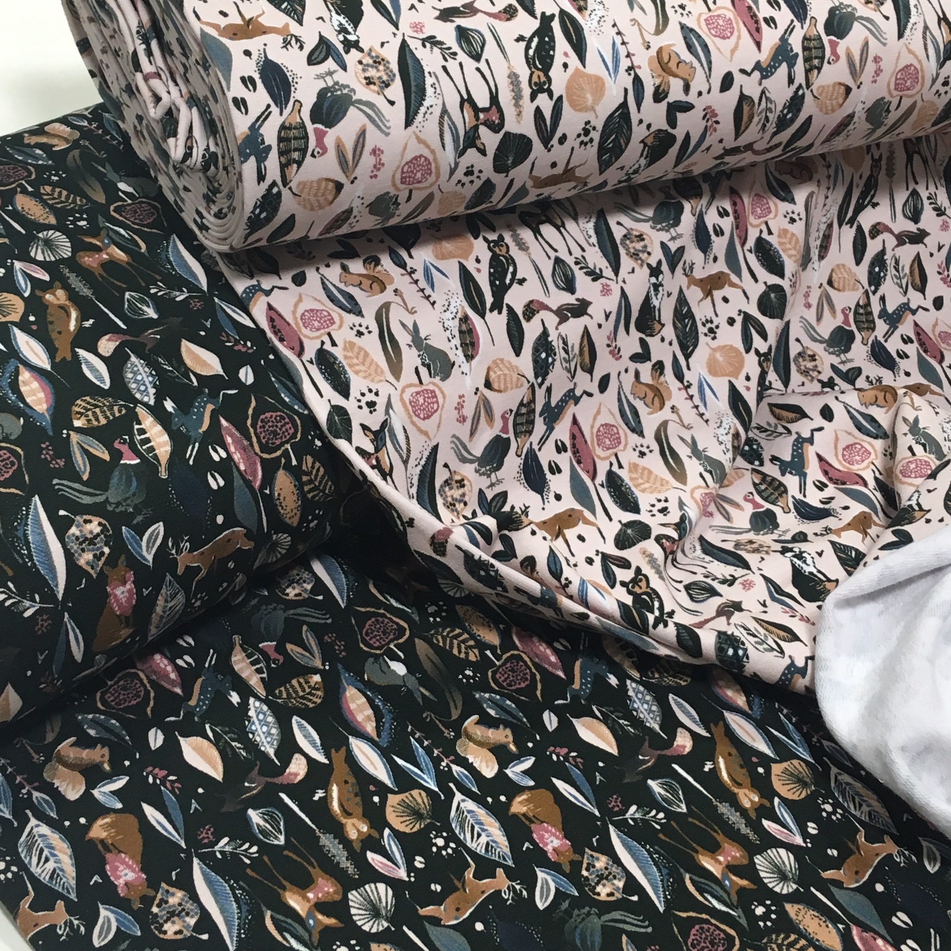 Dressikangas väiksed metsaloomad heleroosal