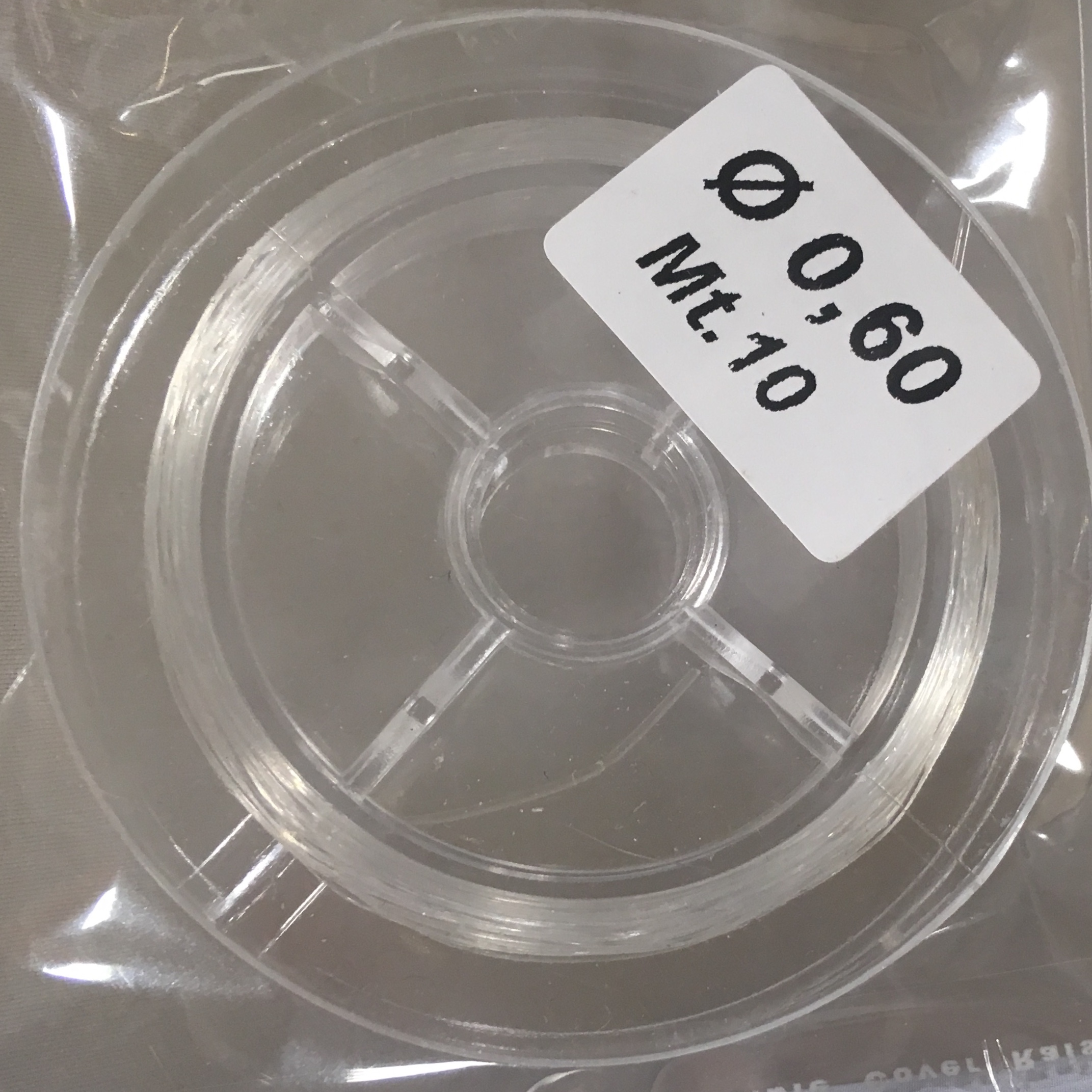 Ümar silikoonkumm, läbipaistev 0,6mm/10 m