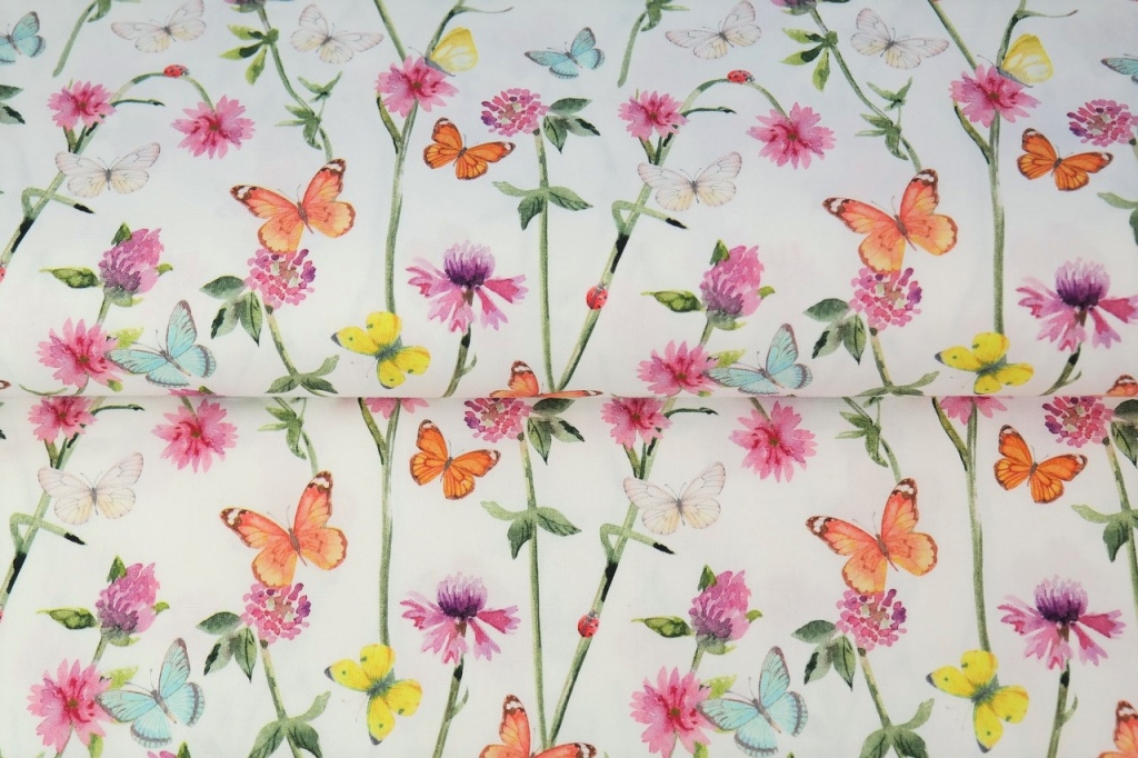 Popliin suvine aas valge 1,6 m