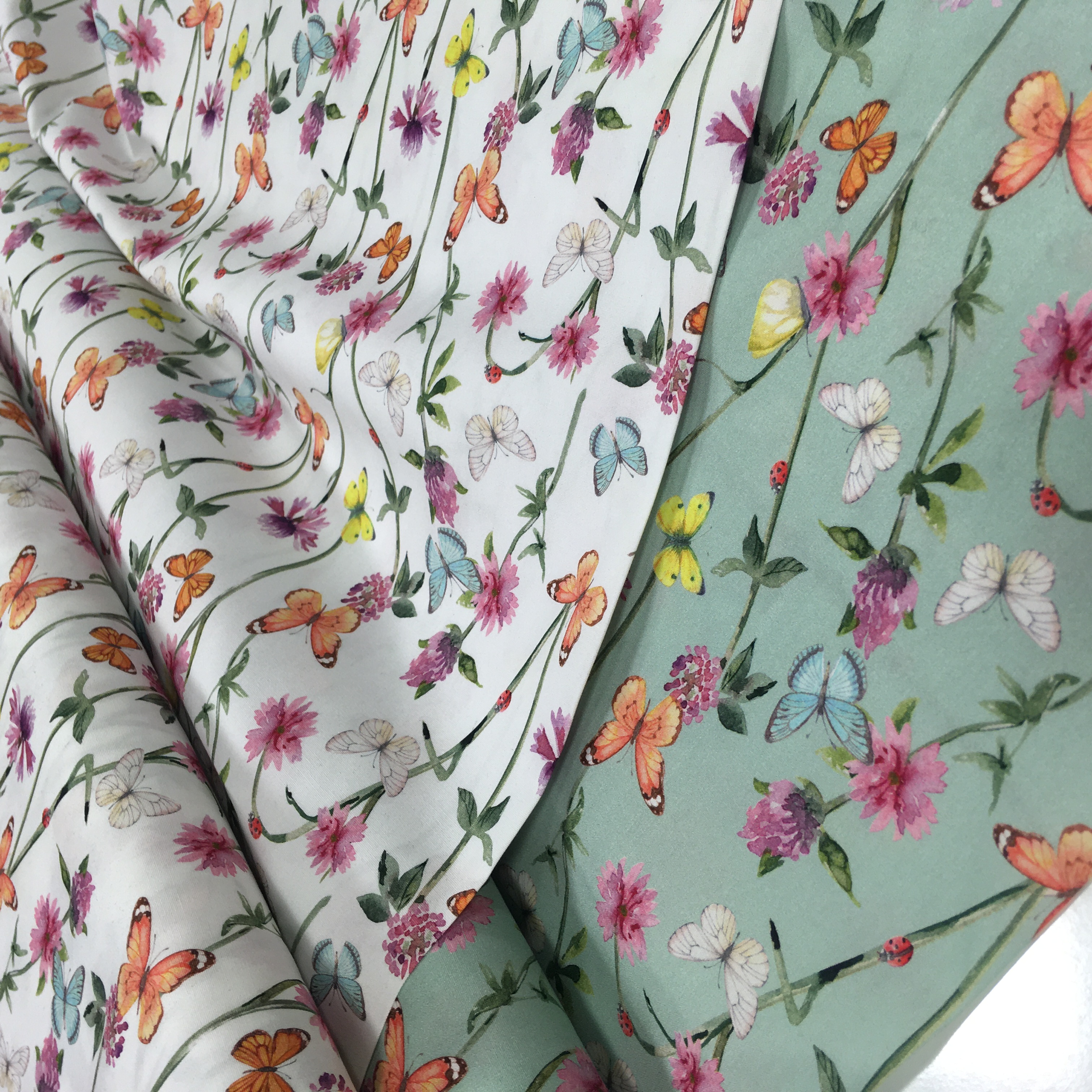 Popliin suvine aas valge 1,6 m