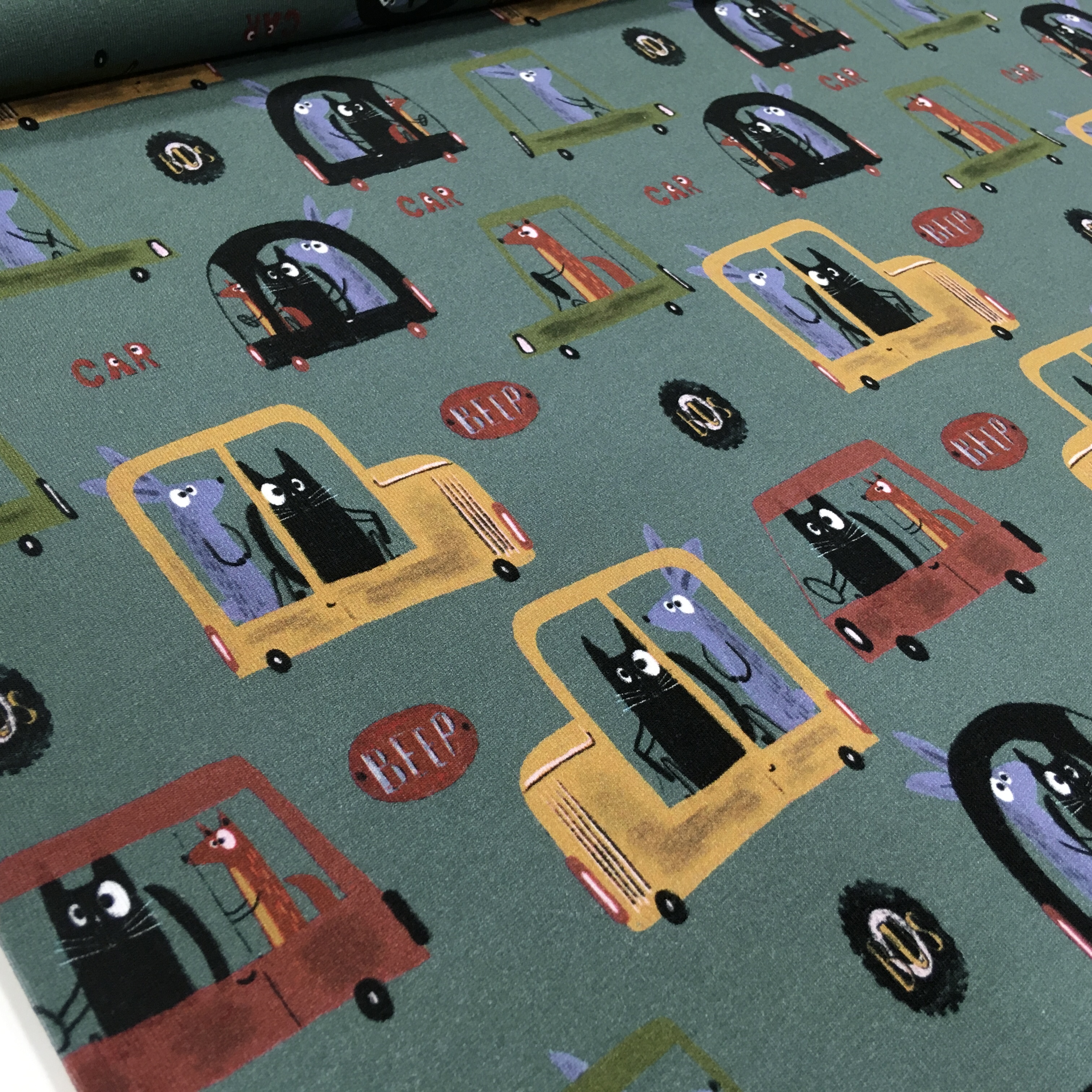 Trikotaaž Loomad autos