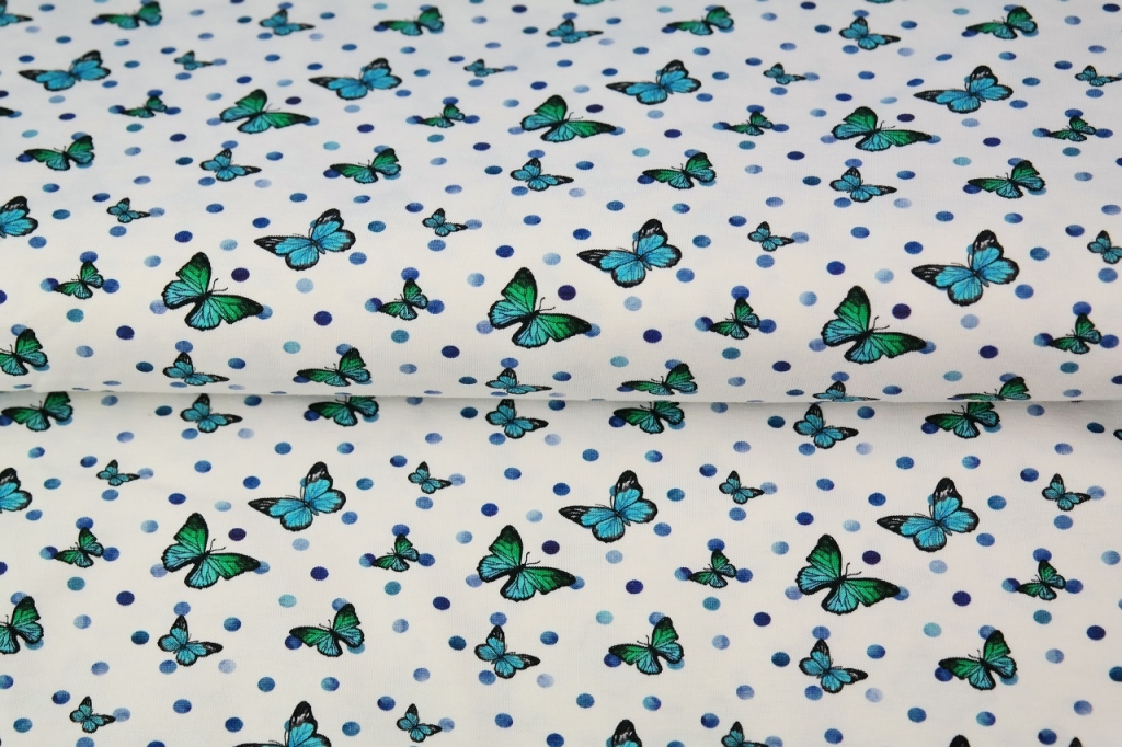 Trikotaaž Väiksed sinised liblikad