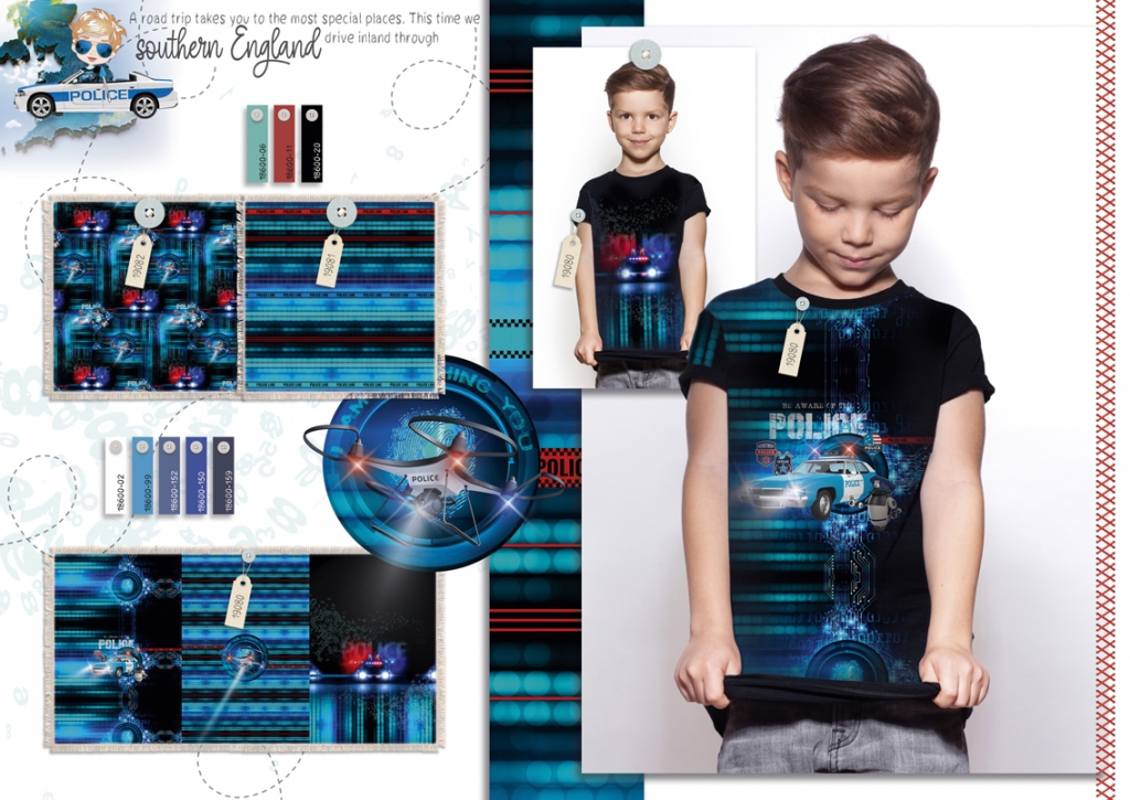 Tikotaaž Police, digiprint