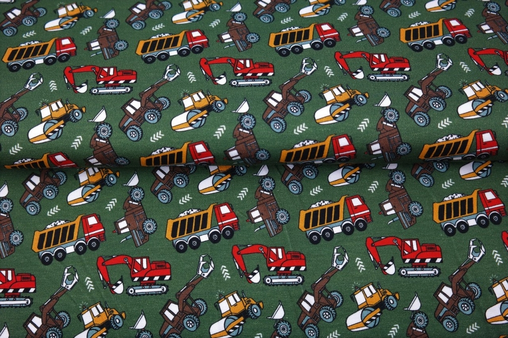 Trikotaažkangas Masinad rohelisel