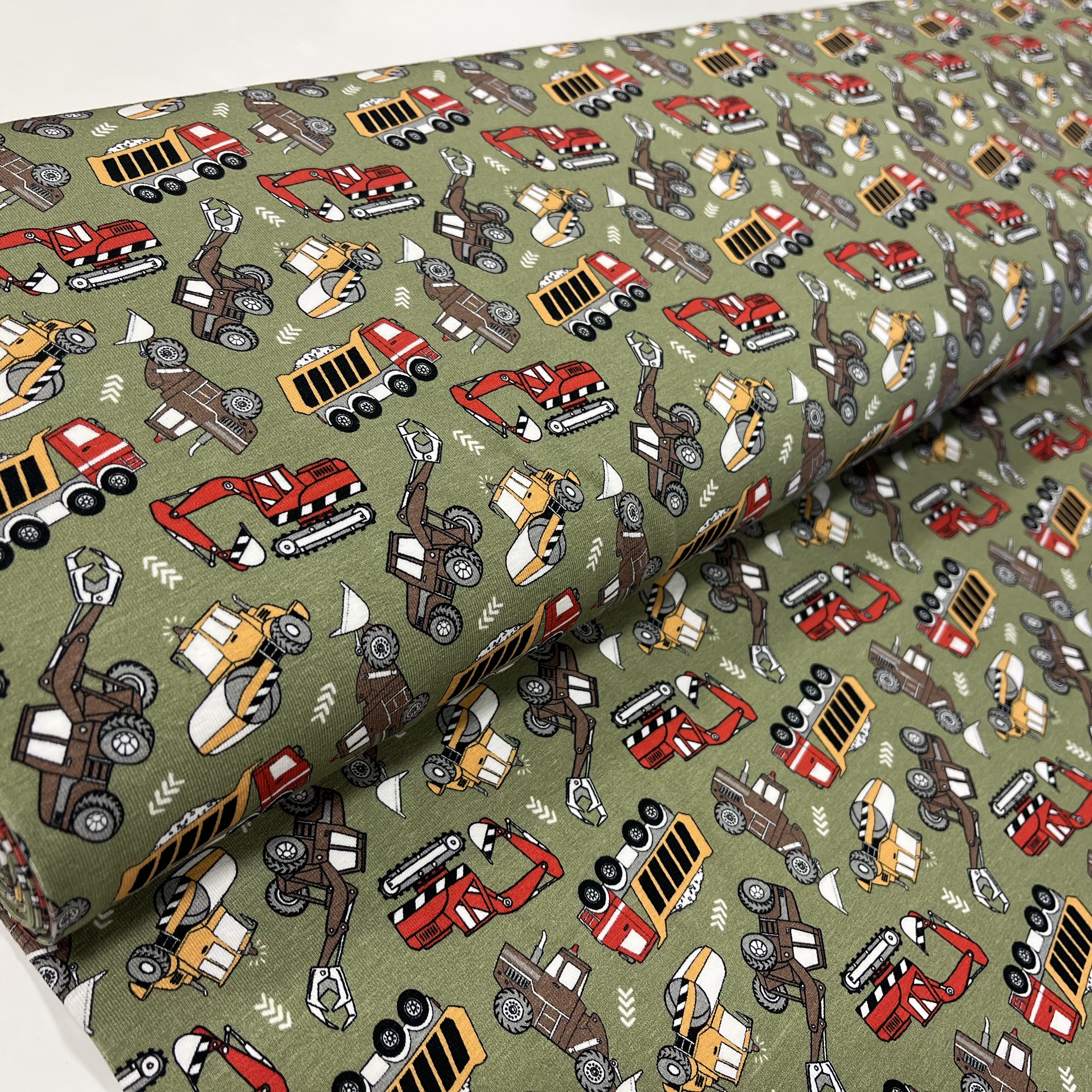 Trikotaažkangas Masinad rohelisel