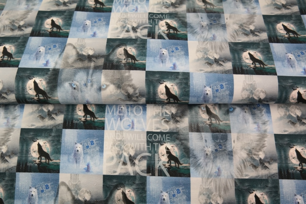 Õhuke dressikangas hundid talves