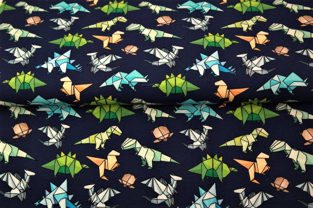 Õhuke dressikangas origami dinosaurus