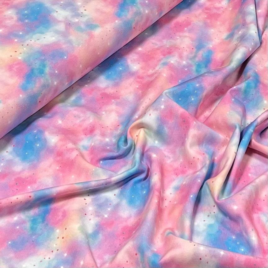 Õhuke dressikangas Magical Sky, digital print