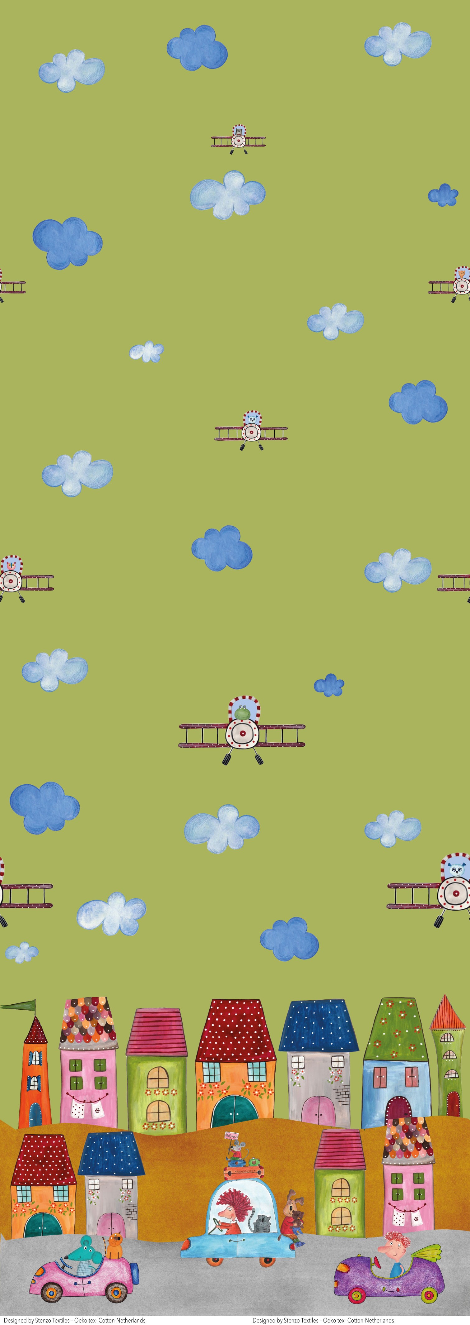 Lõbus linn, taevas lennukid