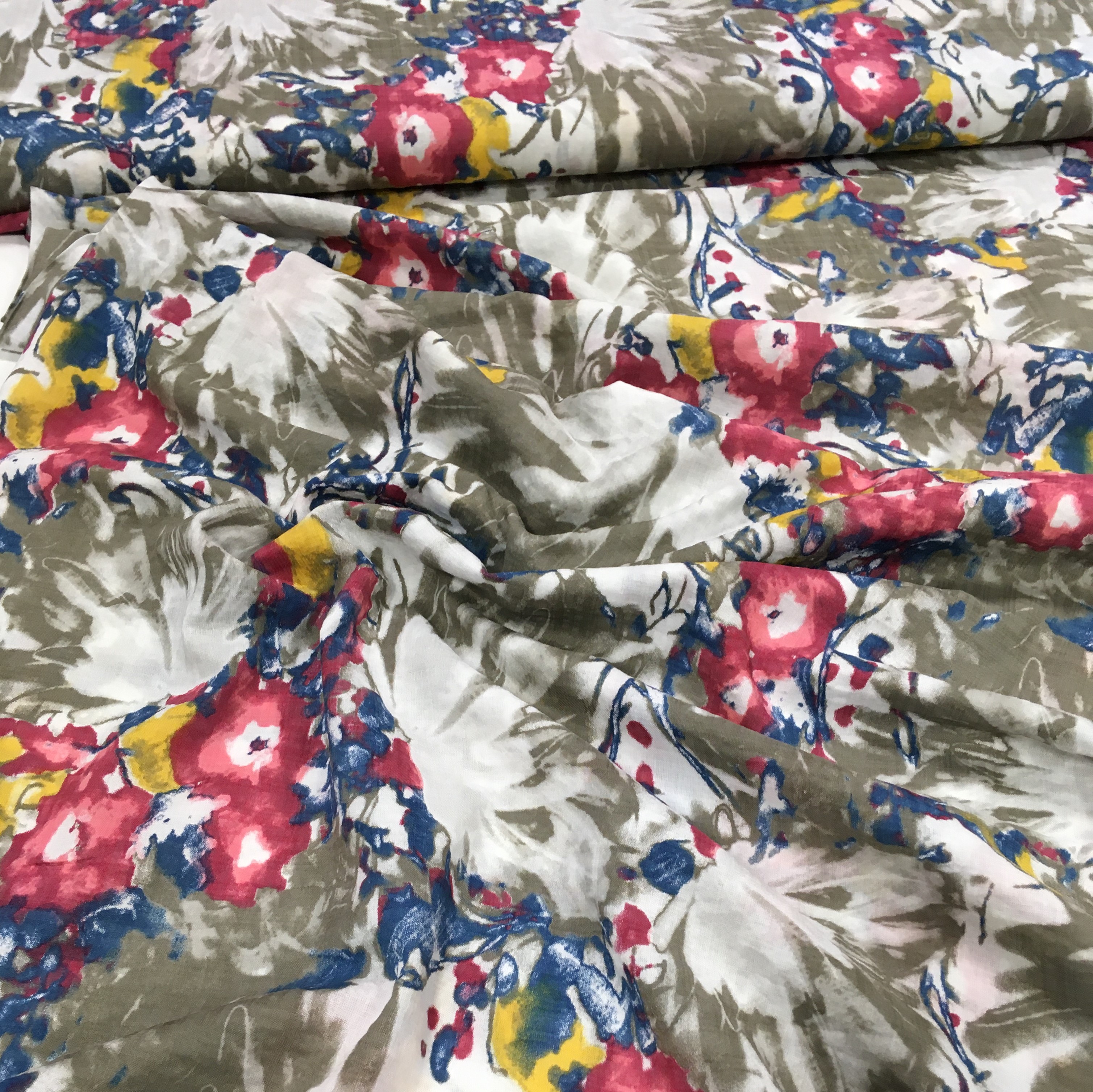 Puuvillaviskoos Lilled