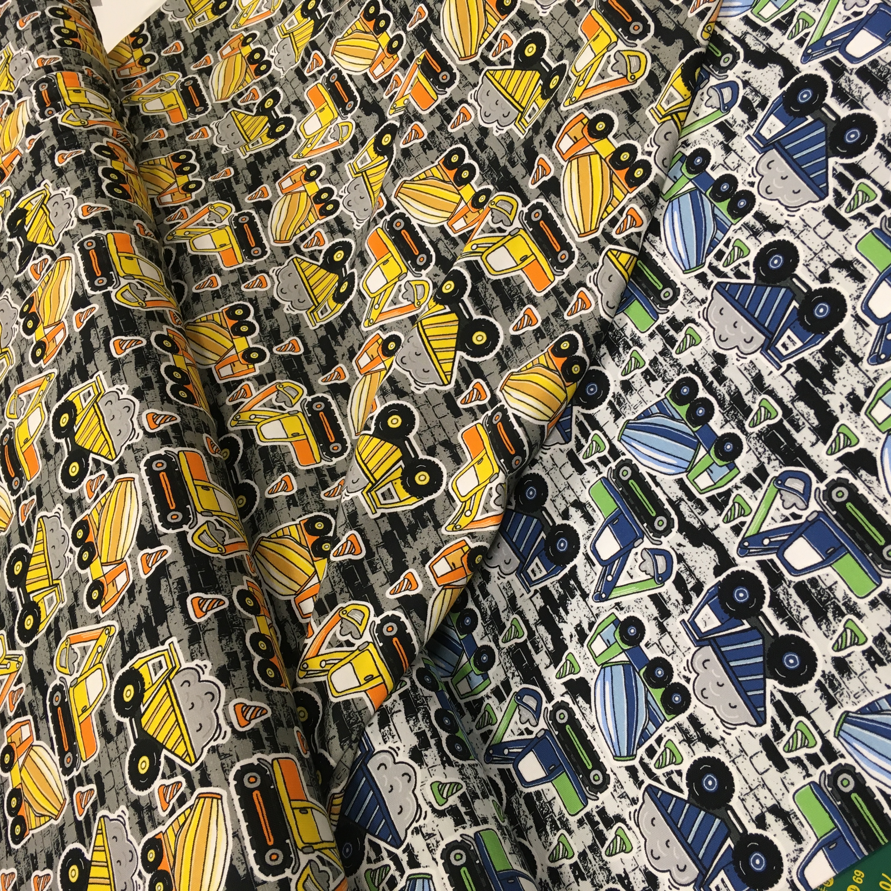 Ehitussõidukid, sinine