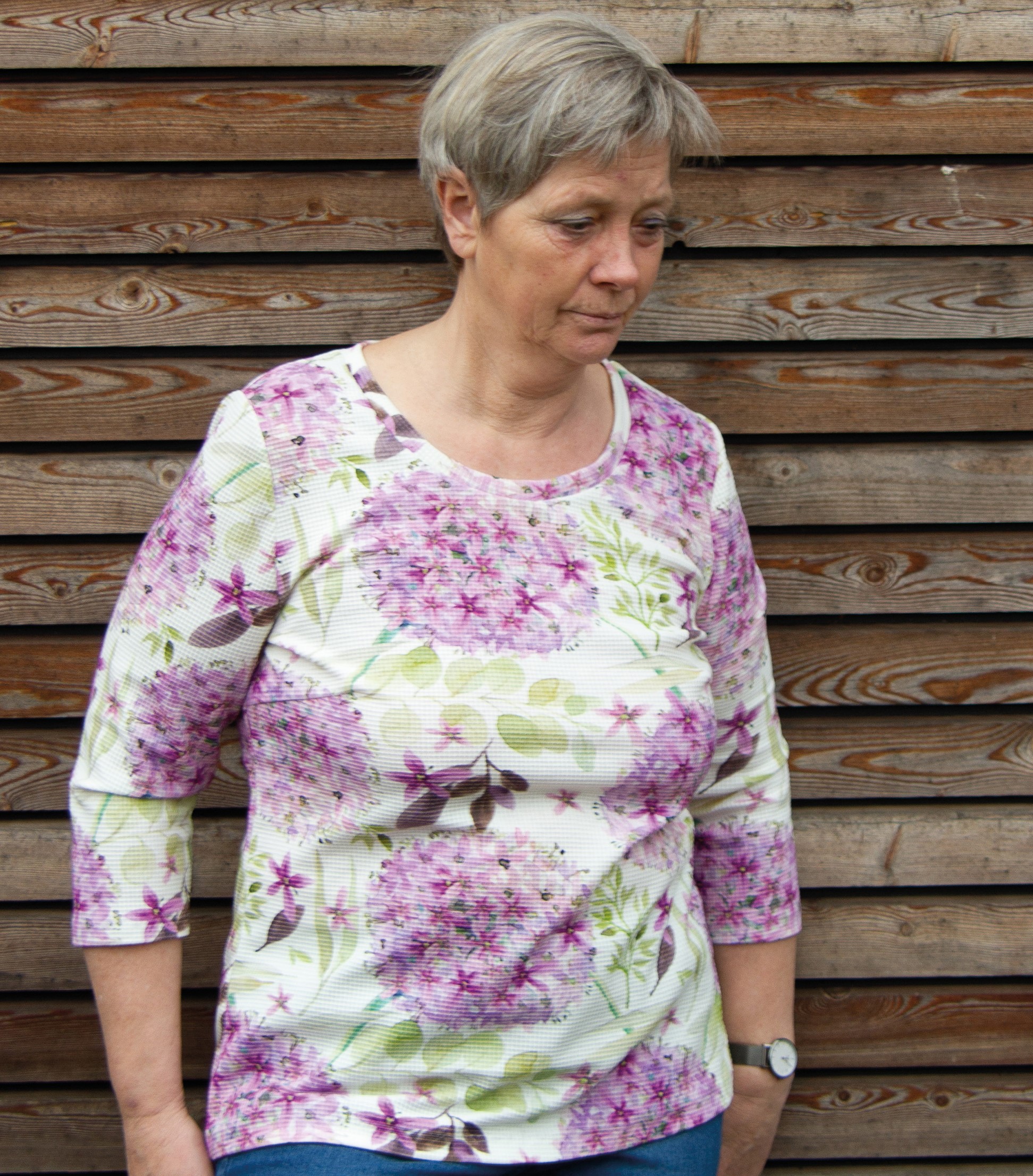 Trikotaaž vahvelkoes Hortensia