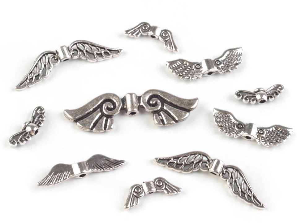 Inglitiivad erinevad hõbedane 10 tk