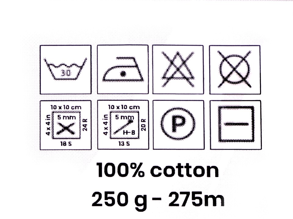 Puuvillane makrameelõng Juskuv 250 g