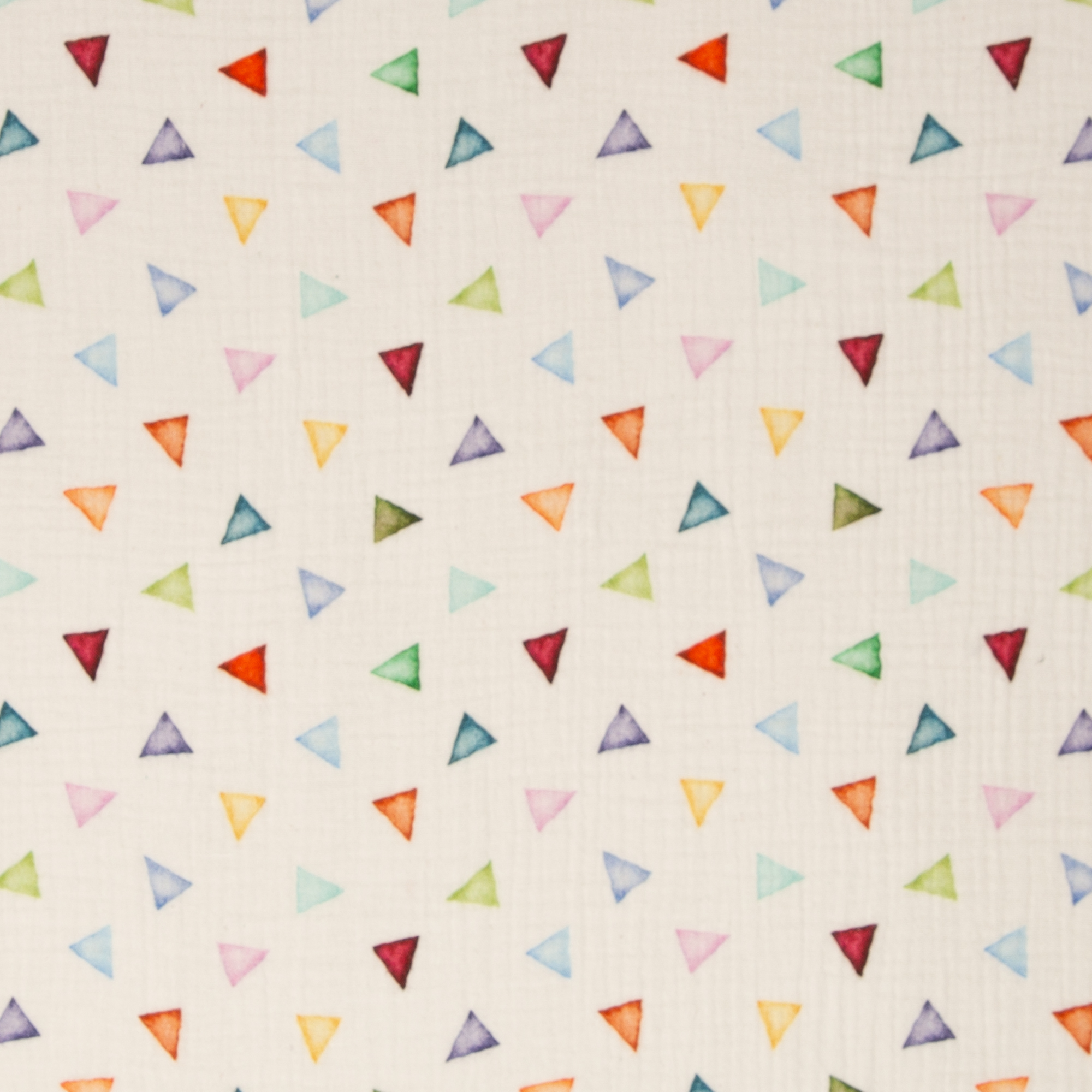 2X Musliin värvilised kolmnurgad
