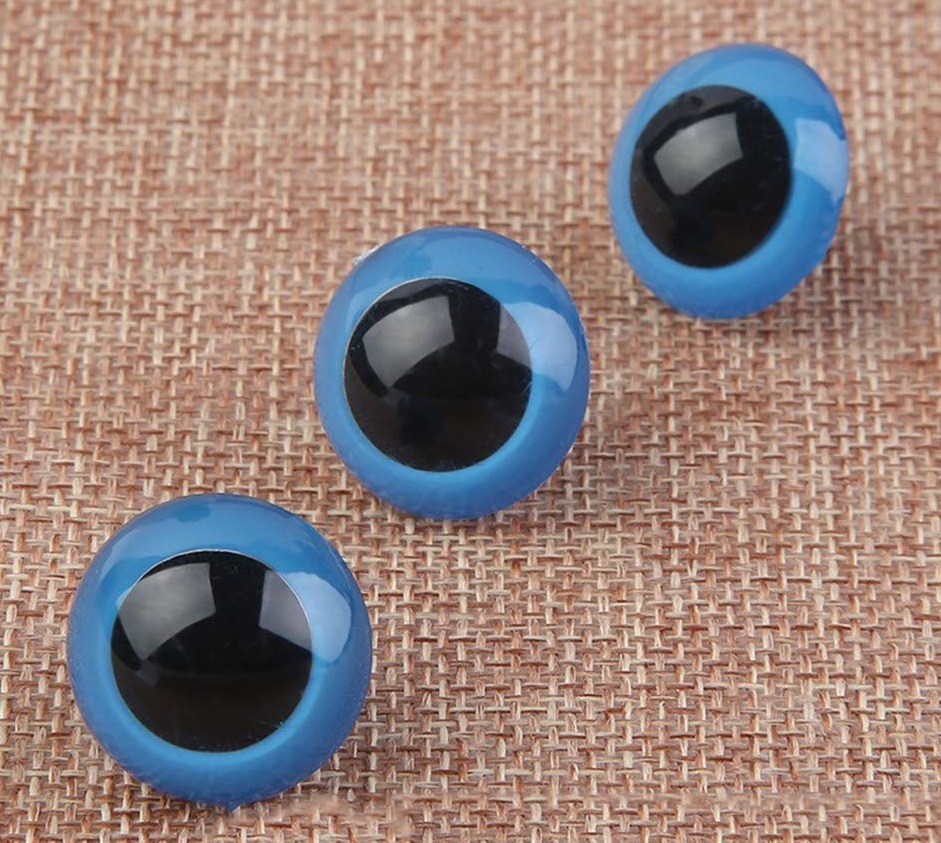 Turvasilmad 15 mm, erin.värvid 1 paar