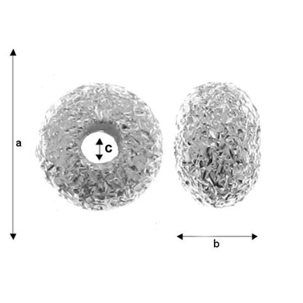 Vahehelmes lapik jäise efektiga, 1 TK,  AG925