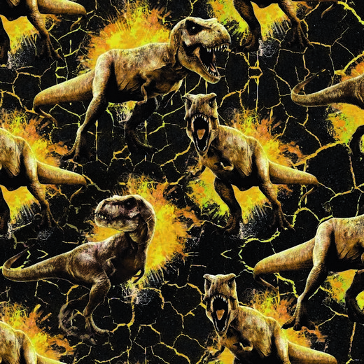FT Digi Jurassic world yellow/black