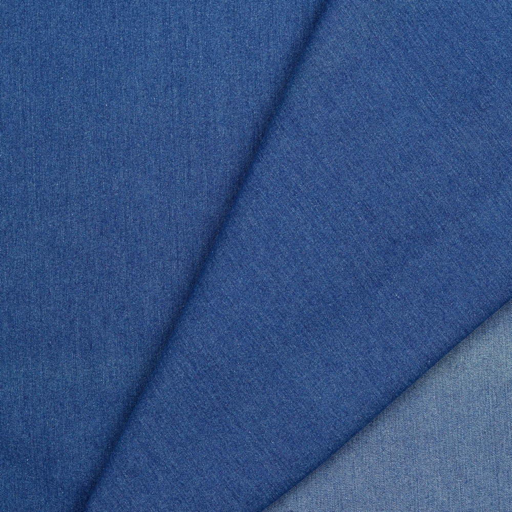 Jeans stretch 90z Recycled cotton, dark blue