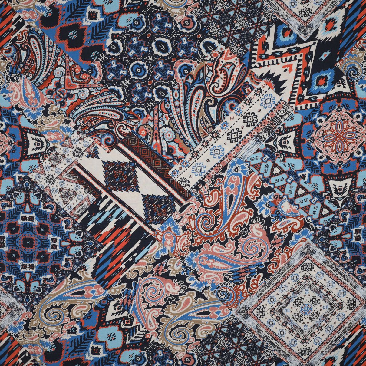 Viskoos Radiance Digital Ethnic Patch