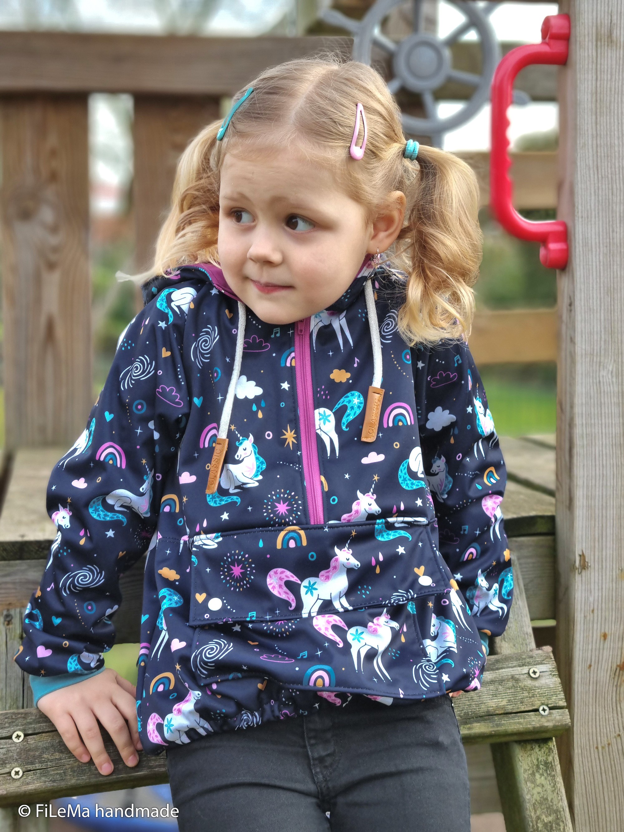 Õhuke, veniv softshell Unicorn navy