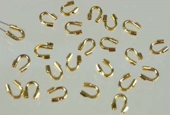 Traadi või niidi kaitsja 5x4 mm,kuldne, 10 tk