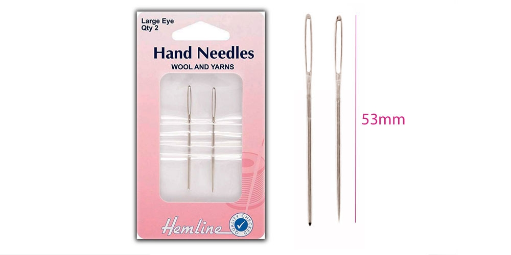 Hemline villase nõelad 2 tk.
